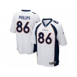 Men's Nike Denver Broncos #86 John Phillips Game White NFL Jersey