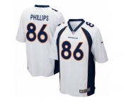 Men's Nike Denver Broncos #86 John Phillips Game White NFL Jersey