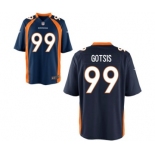 Men's Nike Denver Broncos #99 Adam Gotsis Game Navy Blue Alternate NFL Jersey