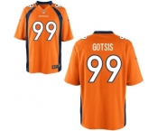 Men's Nike Denver Broncos #99 Adam Gotsis Game Orange Team Color NFL Jersey