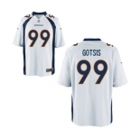 Men's Nike Denver Broncos #99 Adam Gotsis Game White NFL Jersey