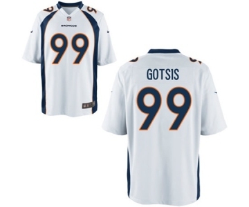 Men's Nike Denver Broncos #99 Adam Gotsis Game White NFL Jersey