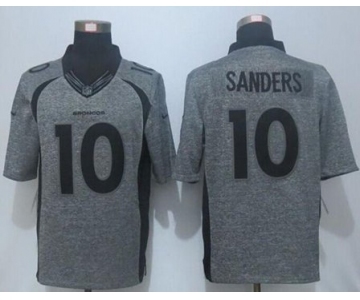 nike nfl jerseys denver broncos #10 sanders gray[game][sanders]