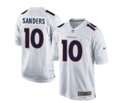 nike nfl jerseys denver broncos #10 sanders white[new game][sanders]