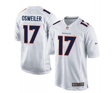 nike nfl jerseys denver broncos #17 osweiler white[new game]