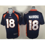 nike nfl jerseys denver broncos #18 manning blue[game]