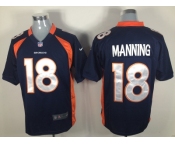 nike nfl jerseys denver broncos #18 manning blue[game]