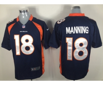 nike nfl jerseys denver broncos #18 manning blue[game]