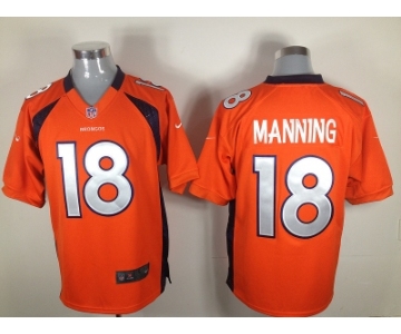 nike nfl jerseys denver broncos #18 manning orange[game]