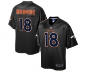 nike nfl jerseys denver broncos #18 peyton manning black reverse fashion[game]