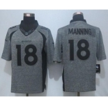 nike nfl jerseys denver broncos #18 peyton manning gray[game]