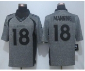 nike nfl jerseys denver broncos #18 peyton manning gray[game]