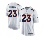 nike nfl jerseys denver broncos #23 ronnie hillman white[new game][hillman]