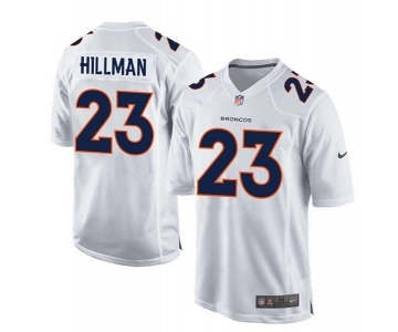 nike nfl jerseys denver broncos #23 ronnie hillman white[new game][hillman]