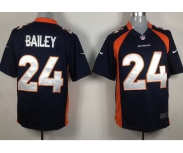 nike nfl jerseys denver broncos #24 bailey blue[game]