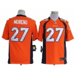 nike nfl jerseys denver broncos #27 moreno orange[game]