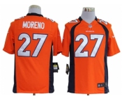 nike nfl jerseys denver broncos #27 moreno orange[game]