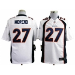 nike nfl jerseys denver broncos #27 moreno white[game]