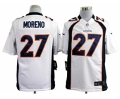 nike nfl jerseys denver broncos #27 moreno white[game]