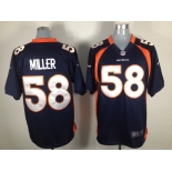 nike nfl jerseys denver broncos #58 miller blue[game]