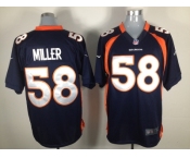 nike nfl jerseys denver broncos #58 miller blue[game]