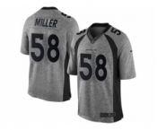 nike nfl jerseys denver broncos #58 miller gray[game]