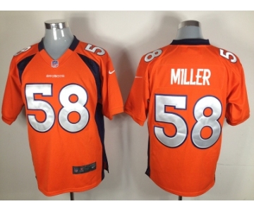 nike nfl jerseys denver broncos #58 miller orange[game]