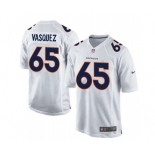 nike nfl jerseys denver broncos #65 vasquez white[new game][vasquez]