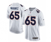 nike nfl jerseys denver broncos #65 vasquez white[new game][vasquez]