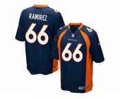 nike nfl jerseys denver broncos #66 manny ramirez  blue [Game]