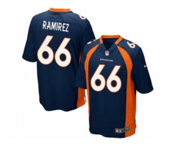 nike nfl jerseys denver broncos #66 manny ramirez  blue [Game]