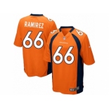 nike nfl jerseys denver broncos #66 manny ramirez orange [Game]