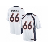 nike nfl jerseys denver broncos #66 manny ramirez white [Game]