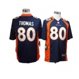 nike nfl jerseys denver broncos #80 thomas blue[game]