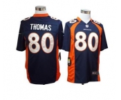 nike nfl jerseys denver broncos #80 thomas blue[game]