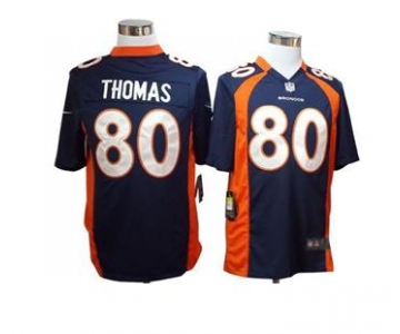 nike nfl jerseys denver broncos #80 thomas blue[game]