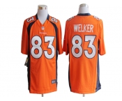 nike nfl jerseys denver broncos #83 welker orange[game]