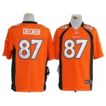 nike nfl jerseys denver broncos #87 eric decker orange[game]