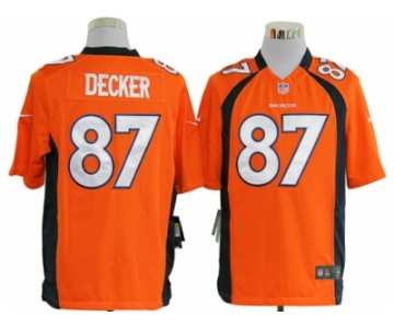 nike nfl jerseys denver broncos #87 eric decker orange[game]