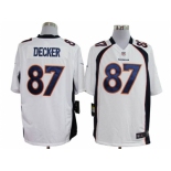 nike nfl jerseys denver broncos #87 eric decker white[game]