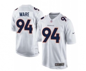 nike nfl jerseys denver broncos #94 ware white[new game]