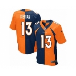 Men Nike Denver Broncos #13 Trevor Siemian Elite Team Alternate Two Tone NFL Jersey