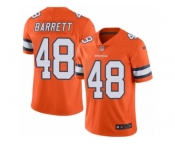 Men Nike Denver Broncos #48 Shaquil Barrett Elite Orange Rush Vapor Untouchable NFL Jersey