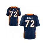 Men's Denver Broncos #72 Garett Bolles Nike Blue 2017 Draft Pick Elite Jersey