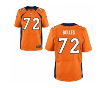 Men's Denver Broncos #72 Garett Bolles Nike Orange 2017 Draft Pick Elite Jersey