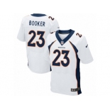 Men's Nike Denver Broncos #23 Devontae Booker Elite White NFL Jersey