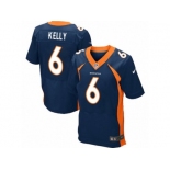 Men's Nike Denver Broncos #6 Chad Kelly Elite Navy Blue Alternate NFL Jersey