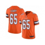 Men's Nike Denver Broncos #65 Ronald Leary Elite Orange Rush NFL Jersey