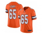 Men's Nike Denver Broncos #65 Ronald Leary Elite Orange Rush NFL Jersey