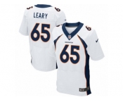 Men's Nike Denver Broncos #65 Ronald Leary Elite White NFL Jersey